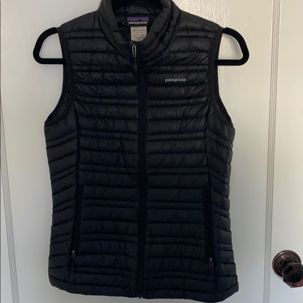 Black Patagonia Nano puff vest XS